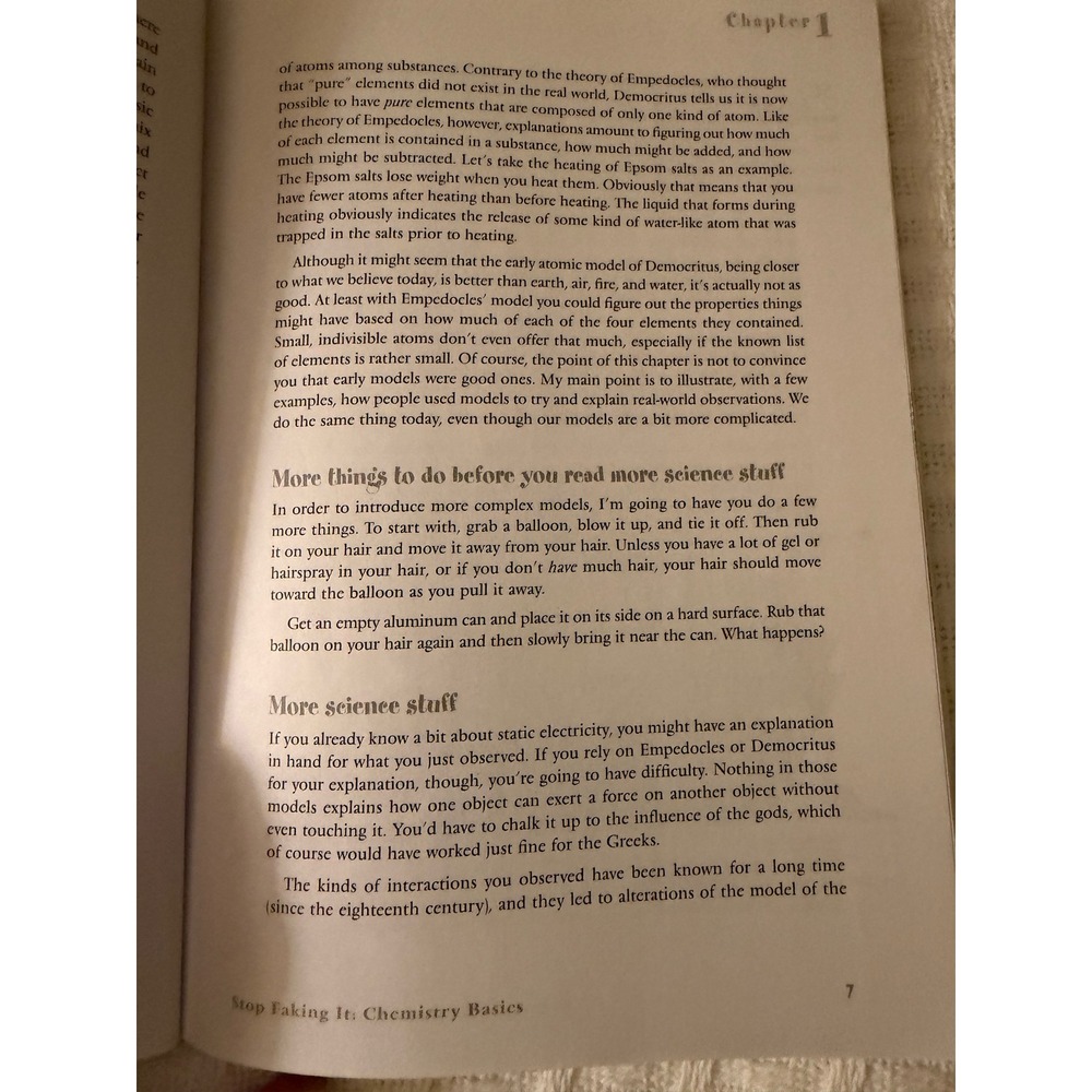 Stop Faking It Chemistry Basics William Robertson NSTA Science Teacher Book - Picture 7 of 8